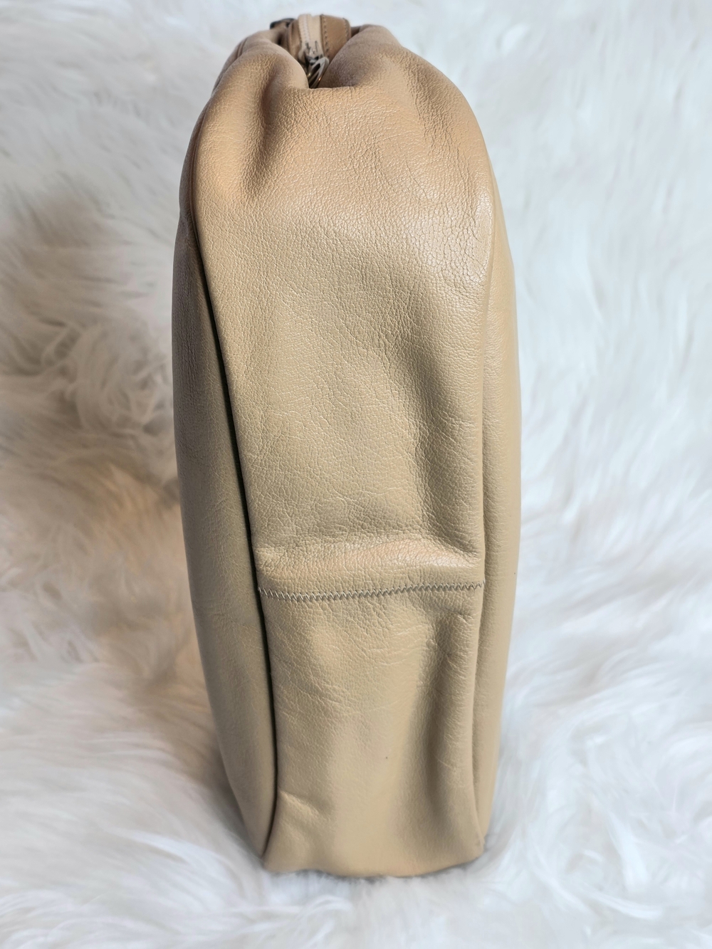 Christian Dior Vintage Tan Leather Handbag Gold Tone Hardware with COA & Dustbag - Picture 12 of 17